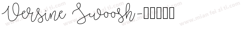 Versine Swoosh字体转换